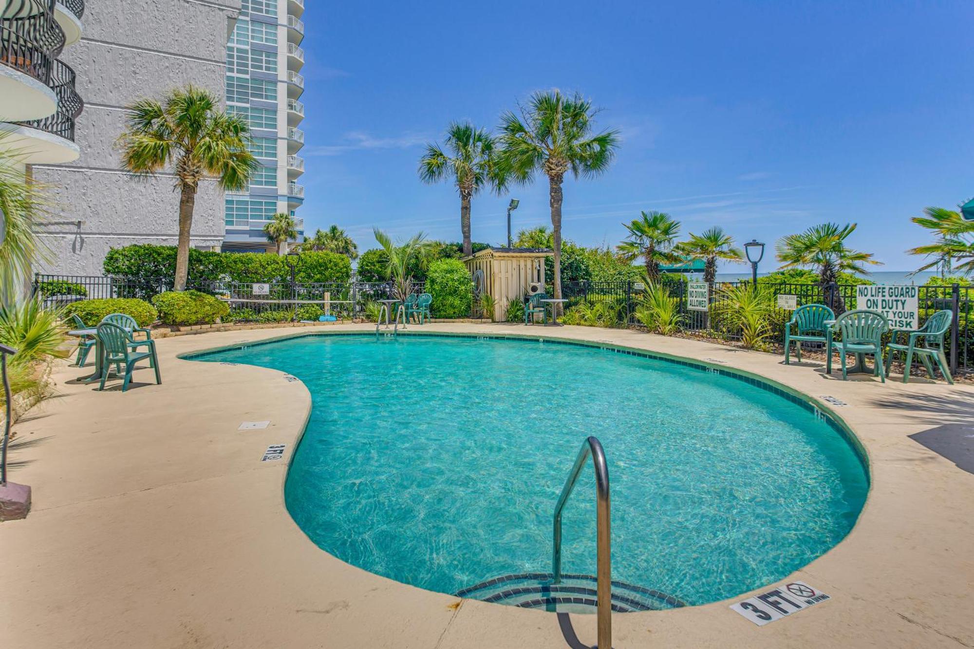 Myrtle Beach Oceanfront Condo With Covered Balcony! Luaran gambar
